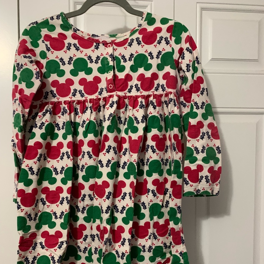 Hanna Andersson flannel Disney Christmas nightgown size 150